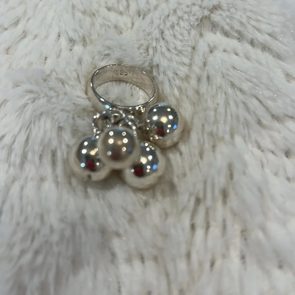 Sterling Silver Fidget Ring size 5 stamped 925 - Picture 4 of 4